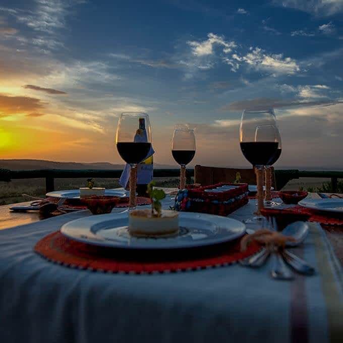 Enjoy exquisite culinary experiences with a view Mbali Mbali Soroi Serengeti Lodge