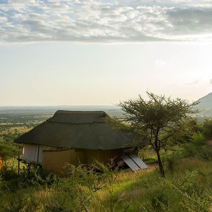 Kubu Kubu is a luxury safari lodge in the Serengeti