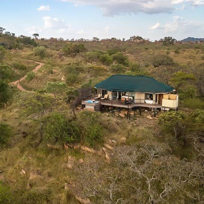 Lemala Kuria Hills Lodge is a luxury safari lodge in Serengeti National Park in Tanzania