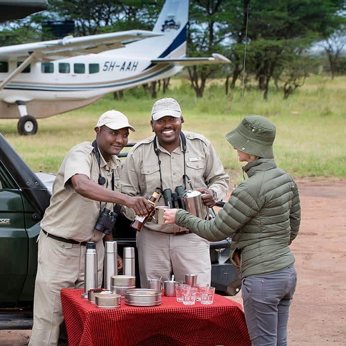 Enjoy a luxury Serengeti safari at Klein's Camp