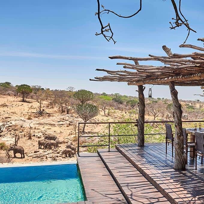 Mwiba Lodge is a luxury safari lodge in the Greater Serengeti Area in Tanzania