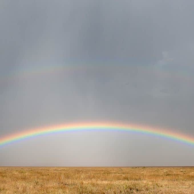 Rainbow in Serengeti National Park