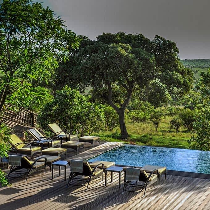 Swimming pool at Lemala Kuria Hills Lodge in Tanzania