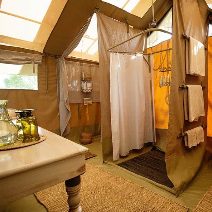 Bathroom at Nomad Serengeti Safari Camp