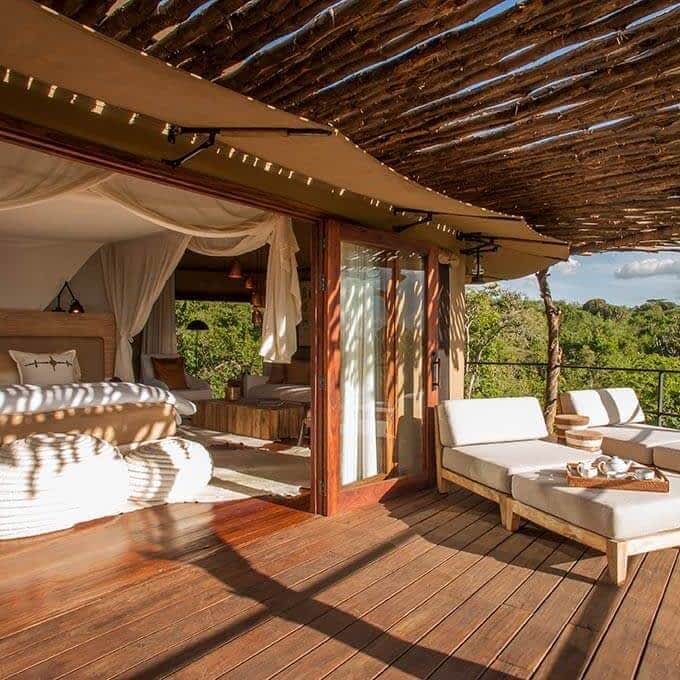 Your luxury room at Mwiba Lodge in Tanzania