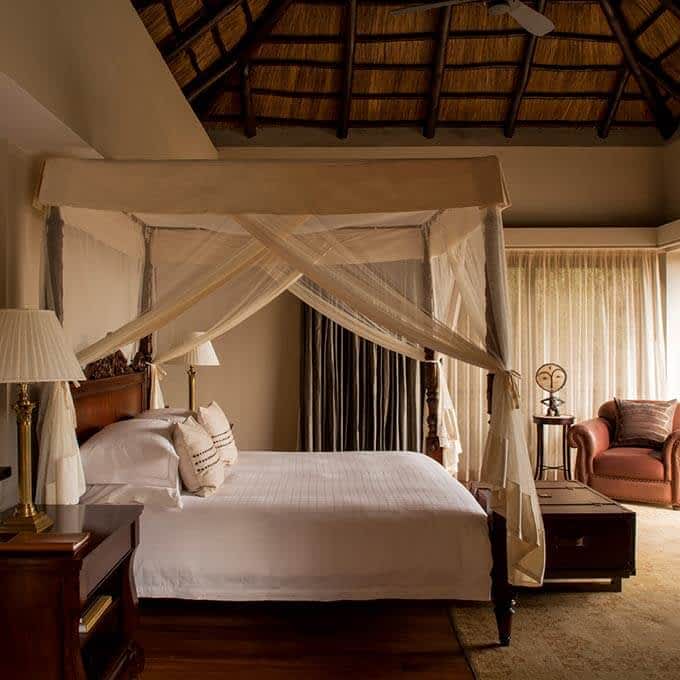 The luxury rooms at Four Seasons Safari Lodge Serengeti in Tanzania