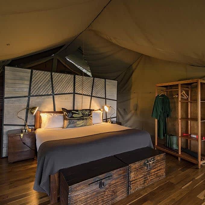 Your luxury safari room at Dunia Camp in Tanzania