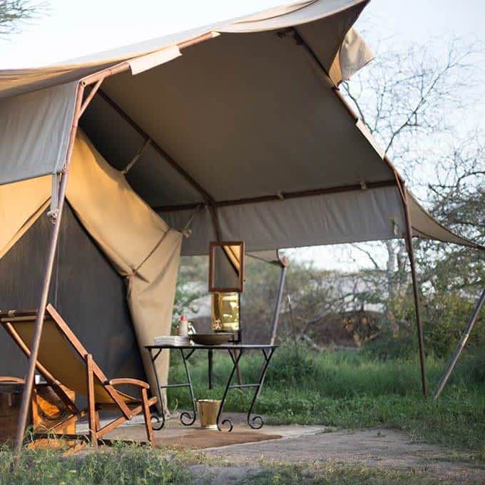 Luxury safari Serengeti National Park at andBeyond Serengeti Under Canvas