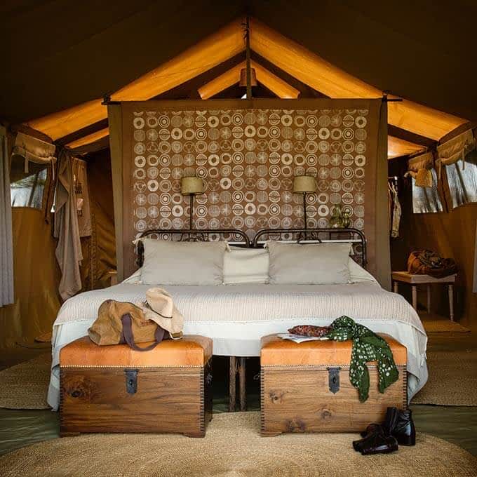 Your luxury safari tent at Nomad Serengeti Safari Camp in Tanzania