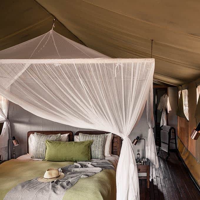 Your luxury safari tent at Sanctuary Kusini in Tanzania