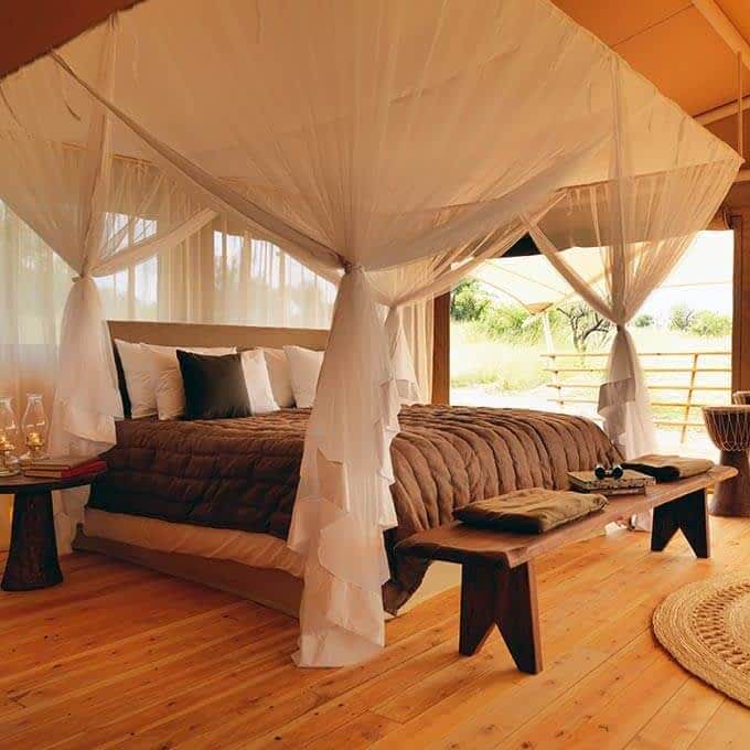 Your luxury tented suite at Serengeti Bushtops in Tanzania