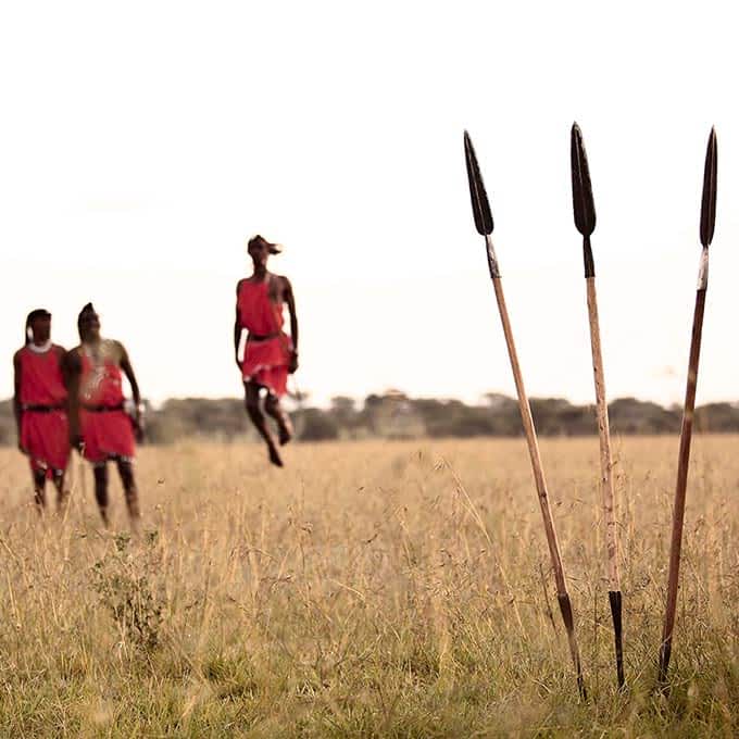 The Maasai people of Serengeti National Park in Tanzania