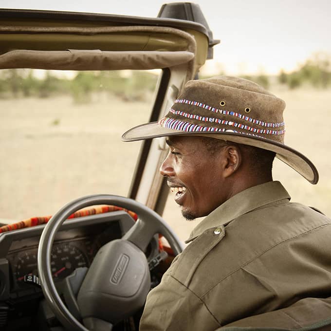 Safari drive at Olakira Migration Camp in Tanzania