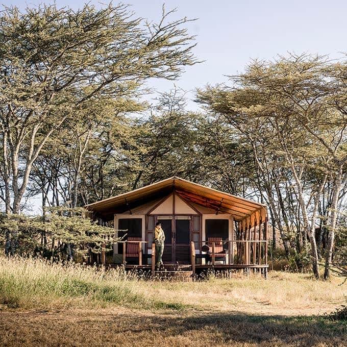Sanctuary Kusini is a luxury safari lodge in the Serengeti in Tanzania