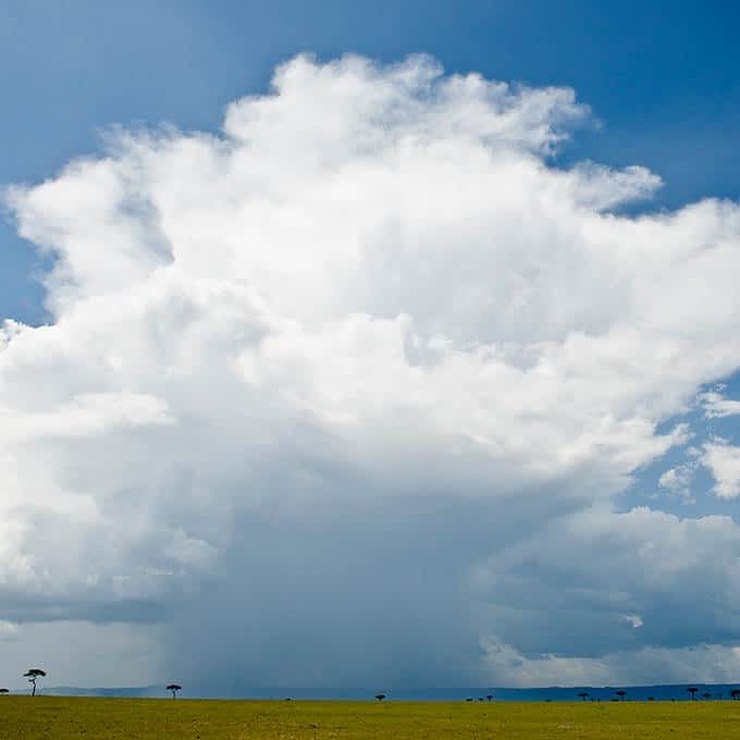 Storm cloud in Serengeti wet season